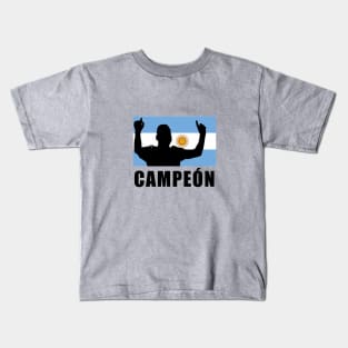 Argentina world cup win - campeon Kids T-Shirt